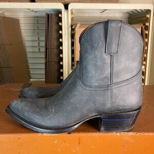 ALVIES The Rainey Women’s Size 11 B Side Zip Gray Suede Leather Western Boots